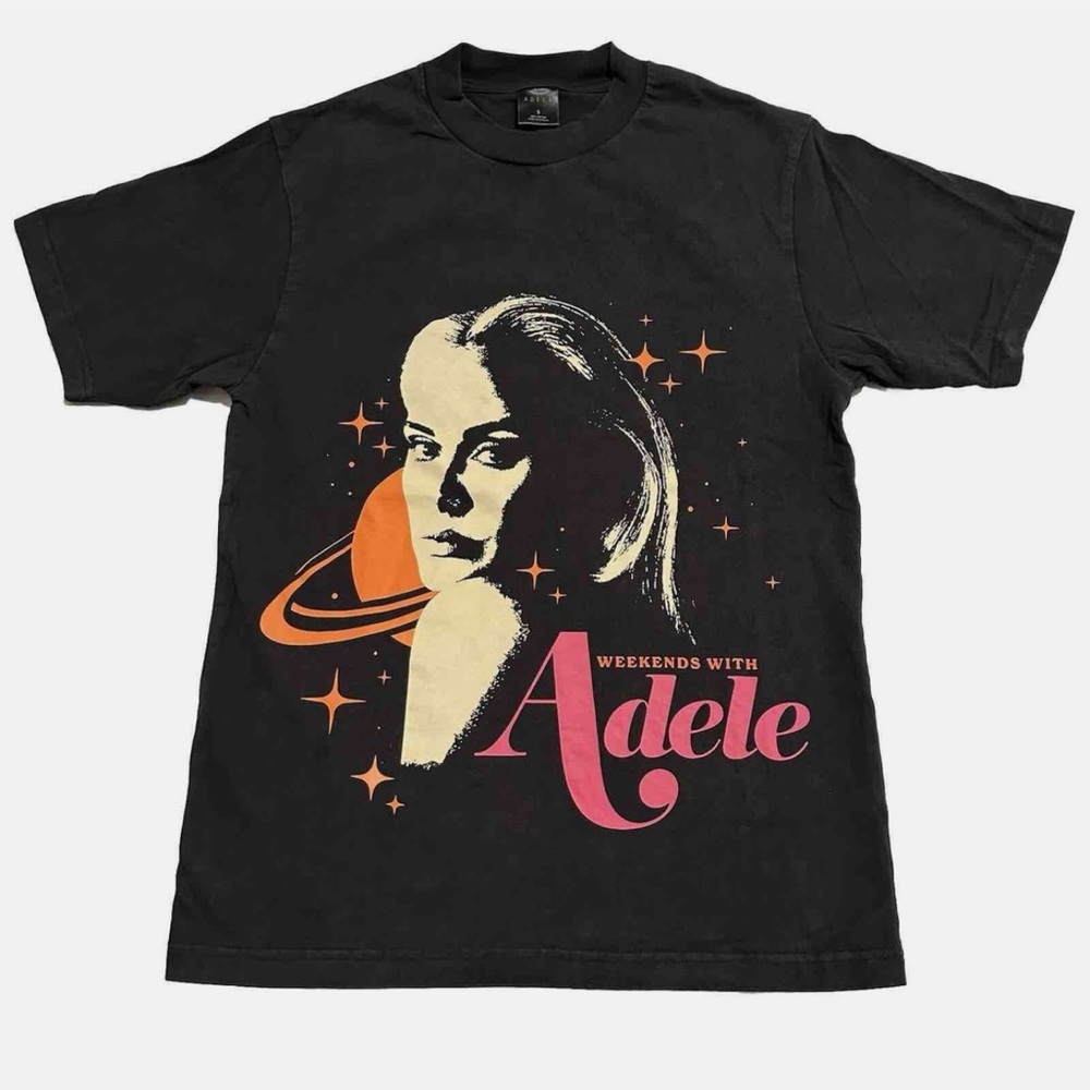 Weekends with Adele merch t shirt saturn